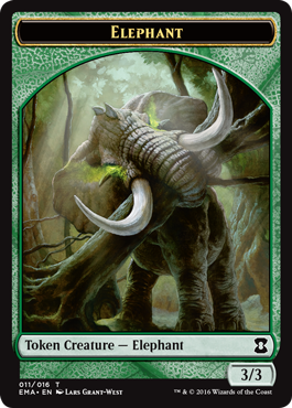 Eternal Masters token - Elephant