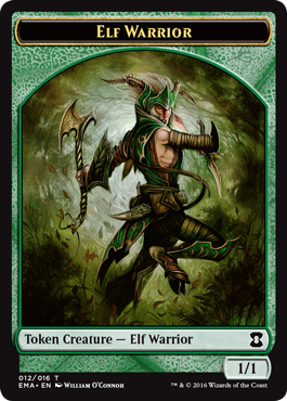 Eternal Masters token - Elf Warrior