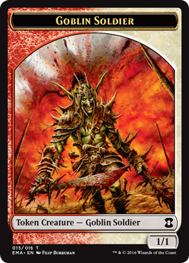 Eternal Masters token - Goblin Soldier