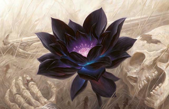 Obrázek z Magicové karty Black Lotus - nový art