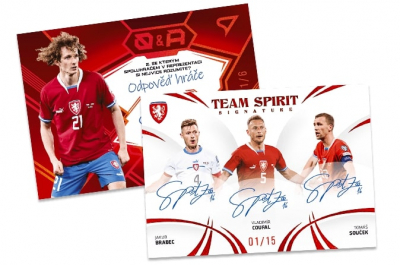 Sberatelske fotbalove karty k EURO Hrdi lvi 2024 SportZoo QandA a Team Spirit