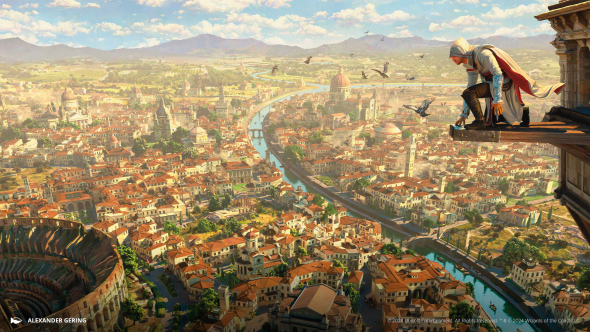 Assassin's Creed - Rome Vista Scene - Art