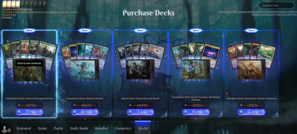 Preconstructed Deck Sales