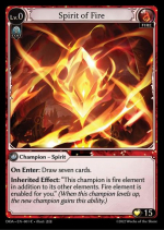 Grand Archive karta Spirit of Fire