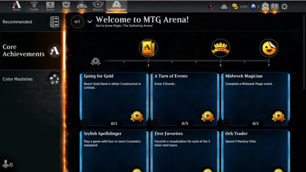 Magic Arena Achievements - 1